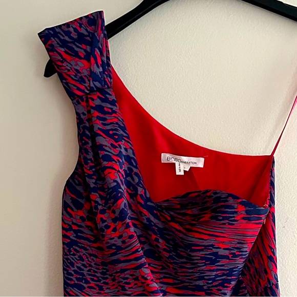 BCBG One Shoulder cocktail party mini dress - Picture 2 of 7